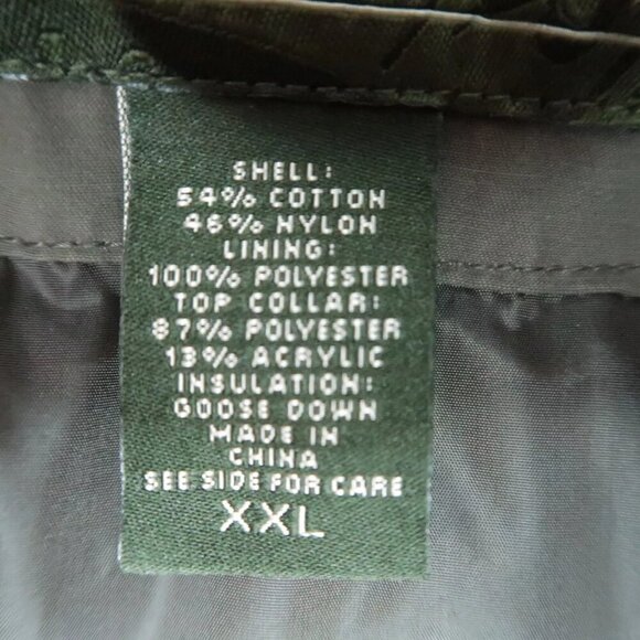 VTG 90s Eddie Bauer Premium Goose Down Hooded Parka XXL Coat SEE DESCRIPTION - Picture 12 of 13